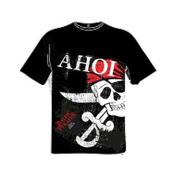 T-Shirt Ahoi Men - schwarz